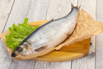 Salted herring fish
