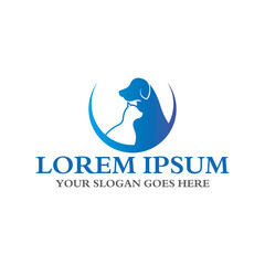 Obraz premium pets care logo , veterinary logo