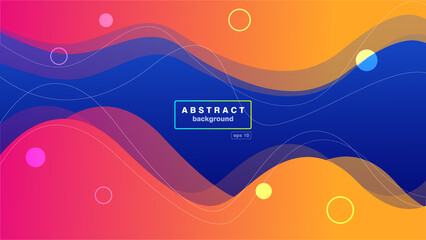 Fluid wavy abstract cyber background effect design vector eps 10