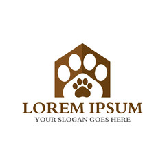 home pet logo , veterinary logo