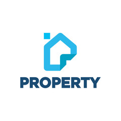 Simple house or property logo template