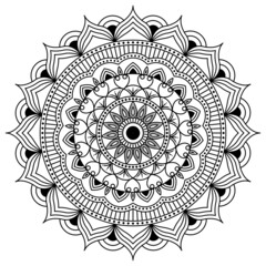 beautiful Mandala Design rangoli