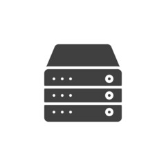 Database server vector icon
