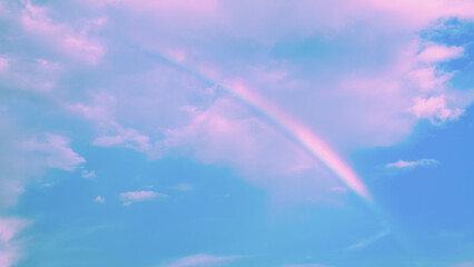 Fototapeta premium pink clouds, sky background