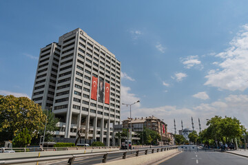 Fototapeta na wymiar Ankara Central Bank