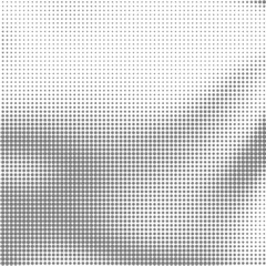 Abstract geometric halftone background with vector black circles