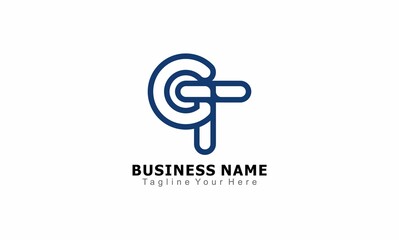 letter GT concept design business logo