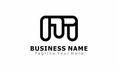 letter m concept design business logo