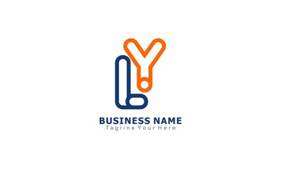 LY concept design business logo