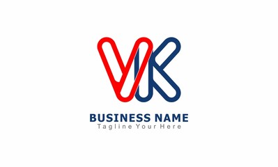 VK concept design business logo