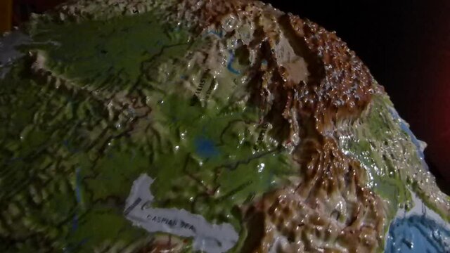 Europe Earth Globe 3D Rotating