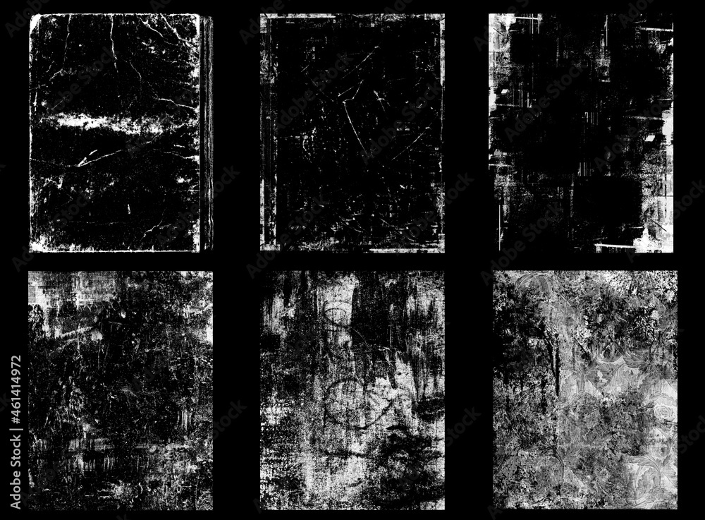 Canvas Prints grunge background. grunge textures set. cracked structure effect. rough grunge pattern design. faded