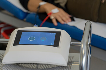 Body impedance analyzer. BIA is a It is a machine for understanding body composition and the state...