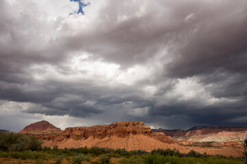 on the road Scenic Byway in Capitol Reef National Park in United States of America