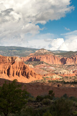 on the road Scenic Byway in Capitol Reef National Park in United States of America