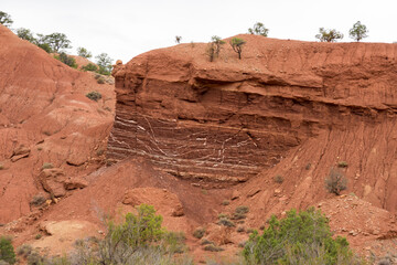 on the road Scenic Byway in Capitol Reef National Park in United States of America