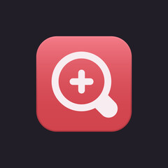 Obraz premium Zoom In - Sticker