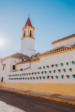 Church exterior in Sierra de Yeguas Spain 