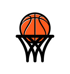 basketball logo simple