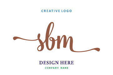 SBM lettering logo is simple, easy to understand and authoritative