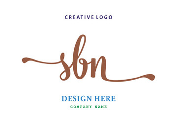 SBN lettering logo is simple, easy to understand and authoritative