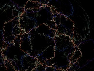 Imaginatory fractal abstract background Image