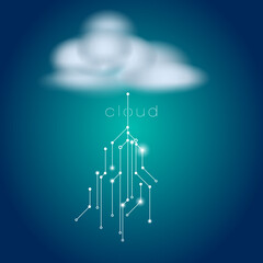 Cloud computing - internet service connected 
