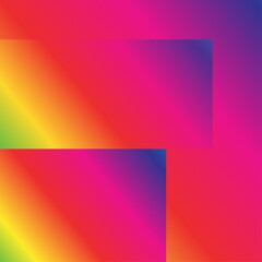 Happy New Year Banner or Card with abstract background colorful