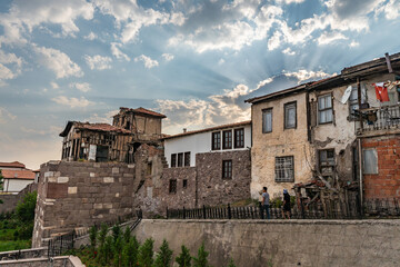 Fototapeta na wymiar Ankara Castle Kale