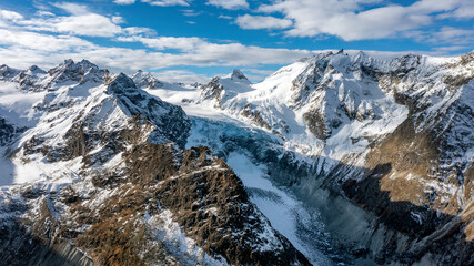 Fototapeta na wymiar Glacier hérensard