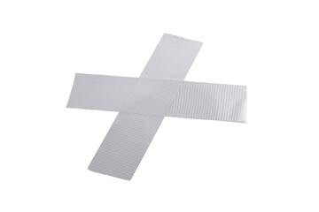 Fototapeta premium Reinforced adhesive tape isolated on white