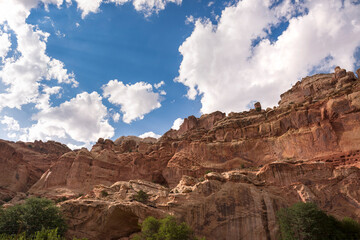 on the road Scenic Byway in Capitol Reef National Park in United States of America