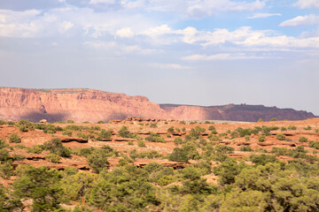 on the road Scenic Byway in Capitol Reef National Park in United States of America