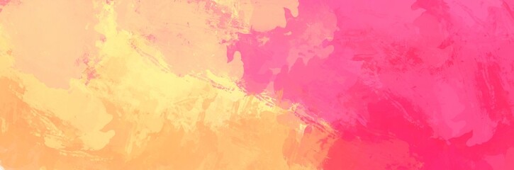 Abstract painting art with pink, light brown, and orange paint brush for presentation, website background, halloween poster, wall decoration, or t-shirt design.