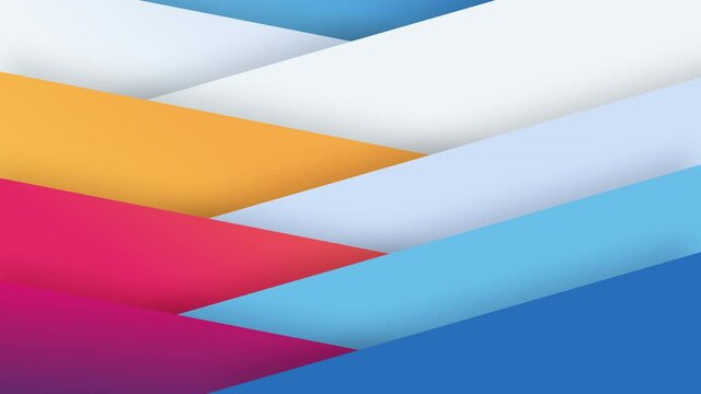 abstract live wallpaper animation from wavy layers filled colorful gradient, 2D video background
