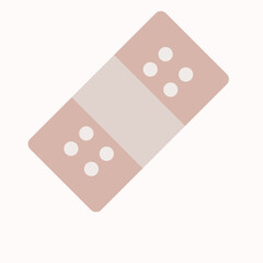 Plaster icon vector illustration in flat style about medical, use for website mobile app presentation