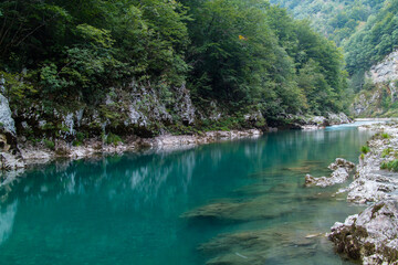 mountain river in the Montenegro
