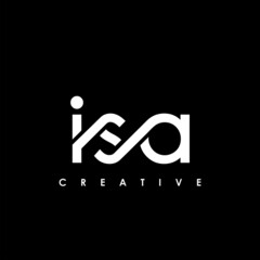 ISA Letter Initial Logo Design Template Vector Illustration