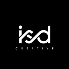 ISD Letter Initial Logo Design Template Vector Illustration
