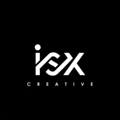 ISX Letter Initial Logo Design Template Vector Illustration