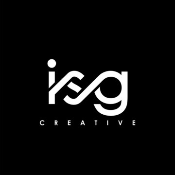 ISG Letter Initial Logo Design Template Vector Illustration