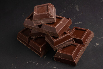 pieces of chocolate