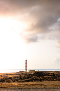 Lighthouse of Arico neighborhood, in Tenerife island (Canary Islands, Spain)
