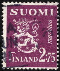 Postage stamps of the Suomi Finland. Stamp printed in the Suomi Finland. Stamp printed by Suomi Finland.