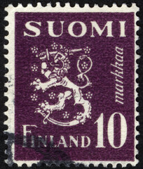 Postage stamps of the Suomi Finland. Stamp printed in the Suomi Finland. Stamp printed by Suomi Finland.