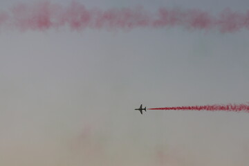 airplane in the sky