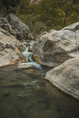 Fototapeta na wymiar waterfall in the goynuk canyon in Turkey