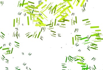 Light Green vector backdrop with long lines.