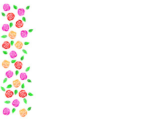 レトロなバラの壁紙、背景