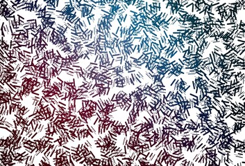 Dark multicolor, rainbow vector backdrop with long lines.